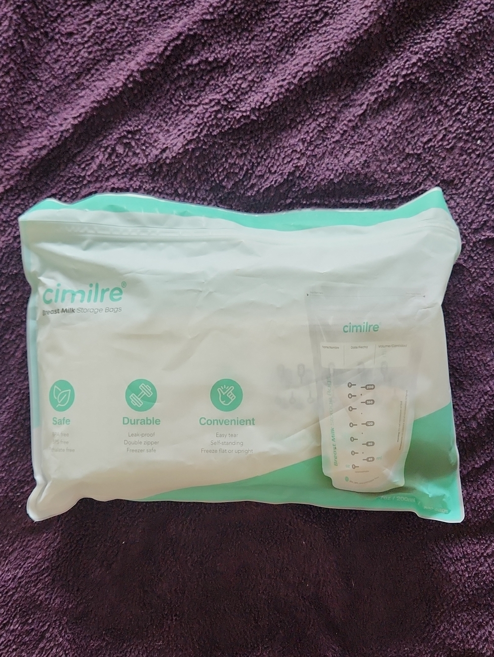 New Cimilre Breast Milk Storage Bags